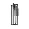 Z-Lite Aura 1 Light Outdoor Wall Light, 8in. W x 22.25in. H, Black 5013B-BK - alternate 2